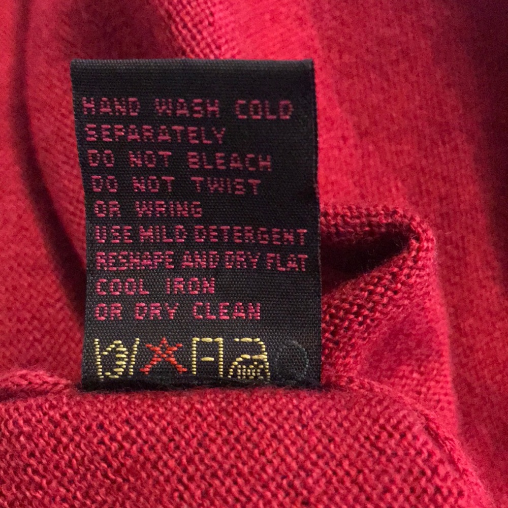 Color Works Cranberry Sweater Size Large - Picture 7 of 7